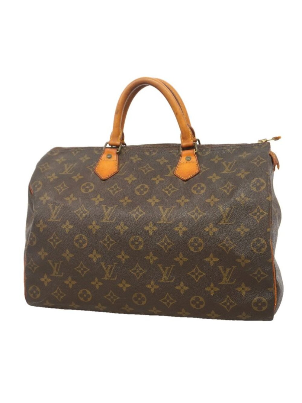 Louis Vuitton Handbag Monogram Speedy 35 Brown